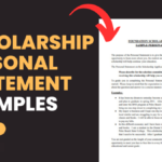 Personal Statement for a Scholarship