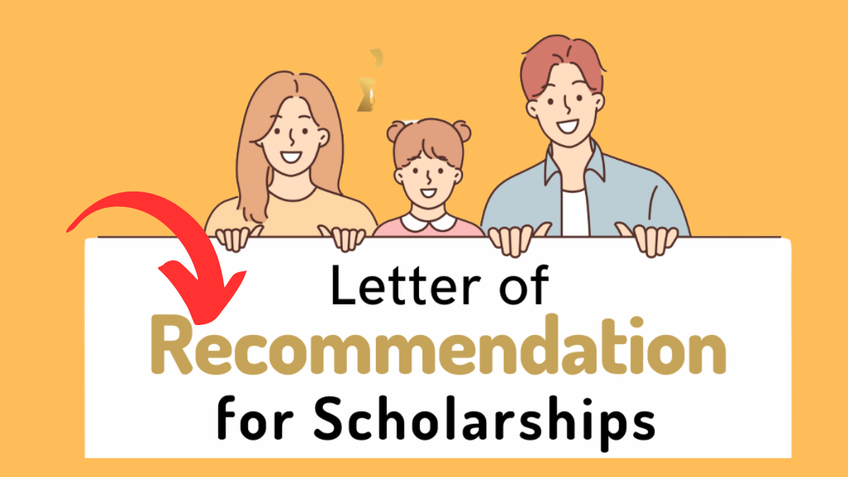 Recommendation Letter for Scholarships