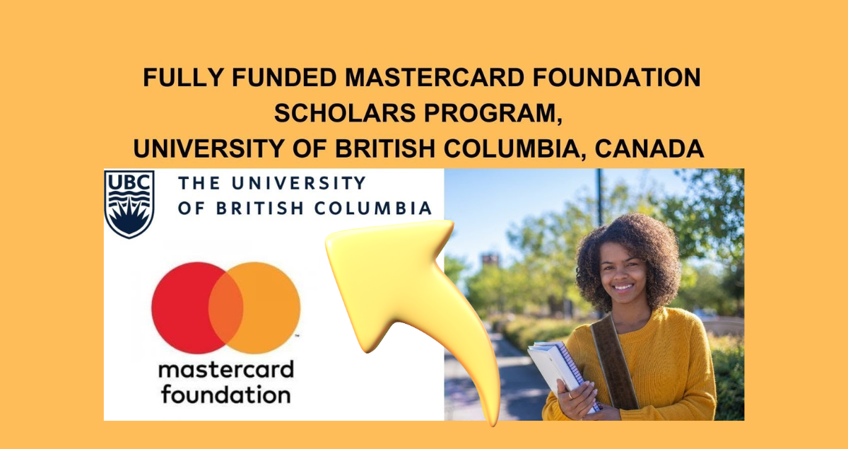 University of British Columbia Mastercard Scholarship