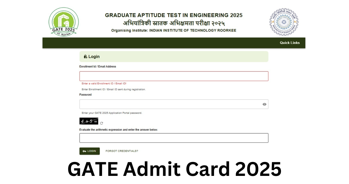 GATE Admit Card