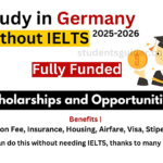 Germany Scholarships Without IELTS