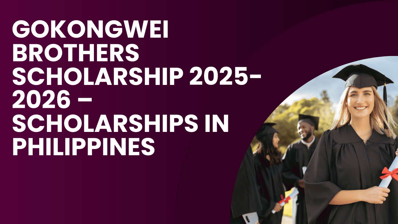 Gokongwei Brothers Scholarship 2025-2026 – Scholarships in Philippines